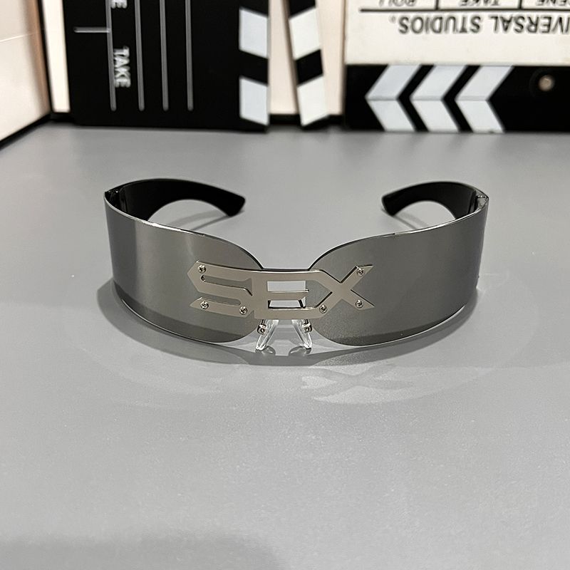 2026 Nowe Punkowe Europejskie i Amerykańskie Modne Bezramkowe Okulary Przeciwsłoneczne Vintage Modne Okulary Słoneczne do Fotografii Ulicznej dla Mężczyzn i Kobiet