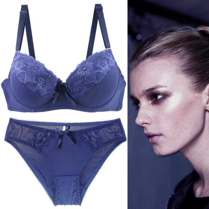 Source Bra Large Size Sexy Lace Splicing Has Steel Rings To Gather Women's Underwear Manufacturers