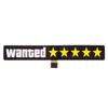 Windshield Electric Wanted 5 Star Car Window Sticker Auto Moto Safety Sign Decals Decoration LED Lights for Vehicle Sticker