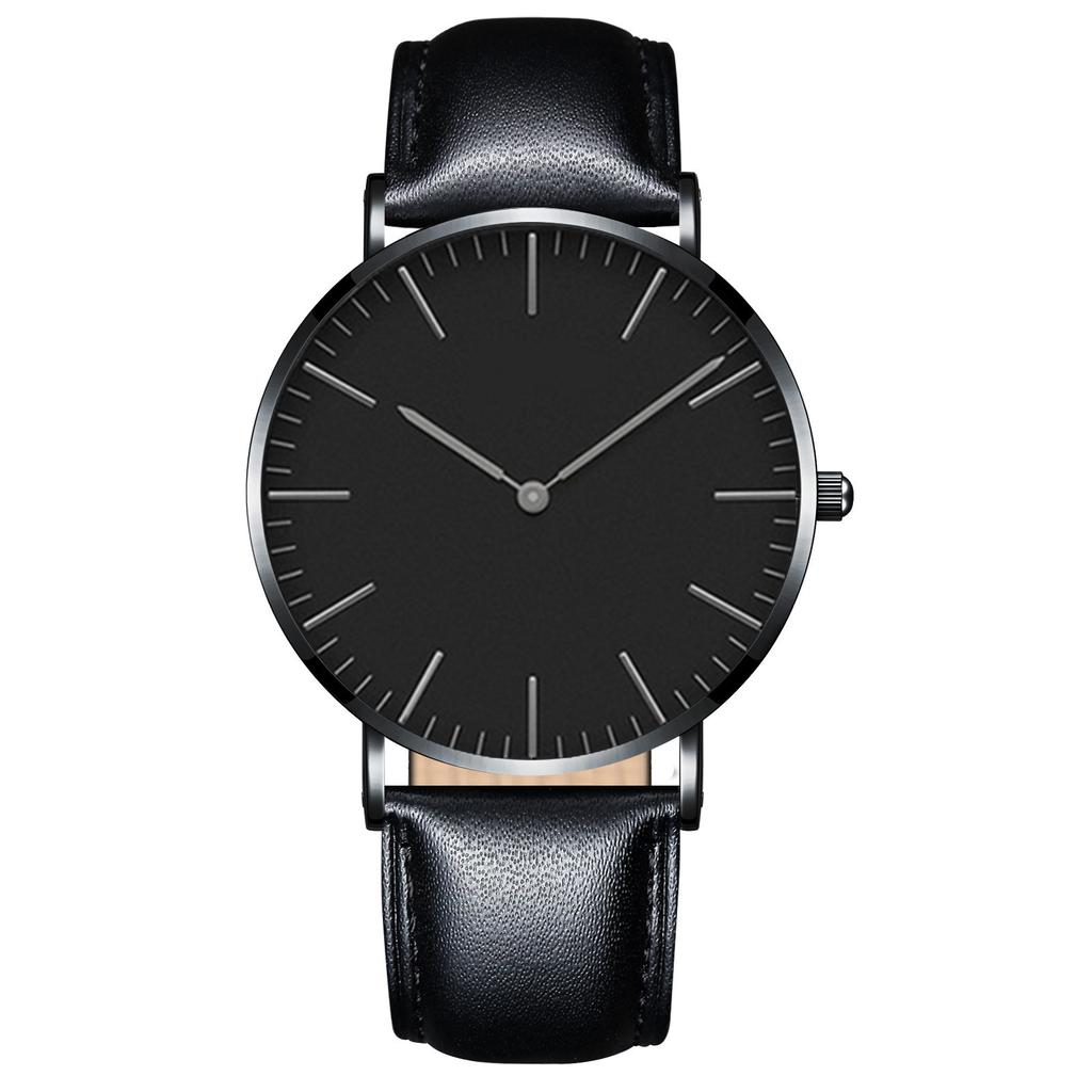 Simple Elegant Watch for Women  Pink White Leather Watchband Dress Lady Wrist Watches Casual Female Clock  Montre Femme