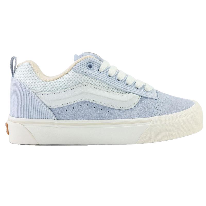 Vans Knu Skool Comfortable Versatile Durable Breathable Low-Top Skate Shoes Unisex sneaker Light-Blue VN0009QCDNB