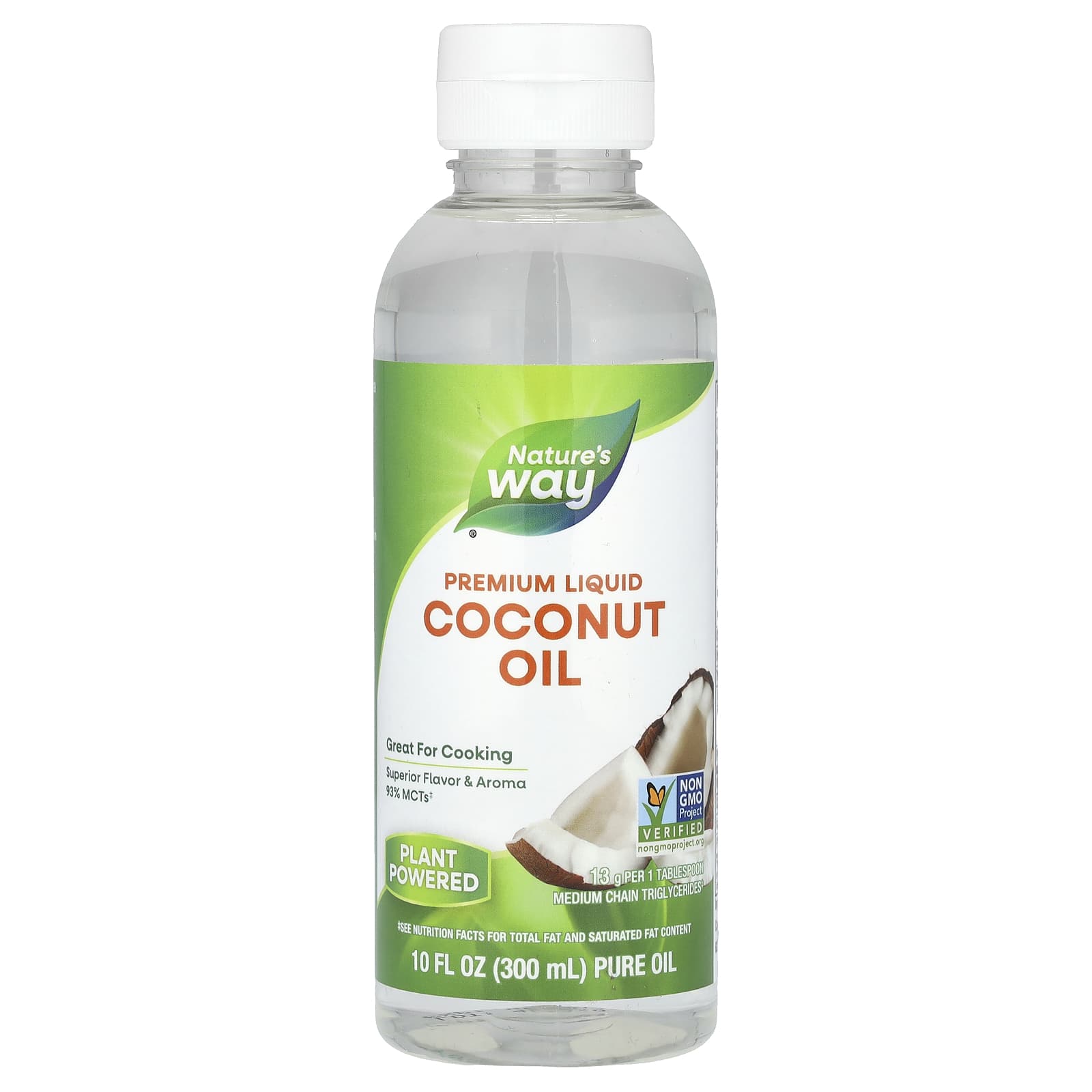 

Nature s Way, Premium Liquid Coconut Oil, 10 fl oz (300 ml)