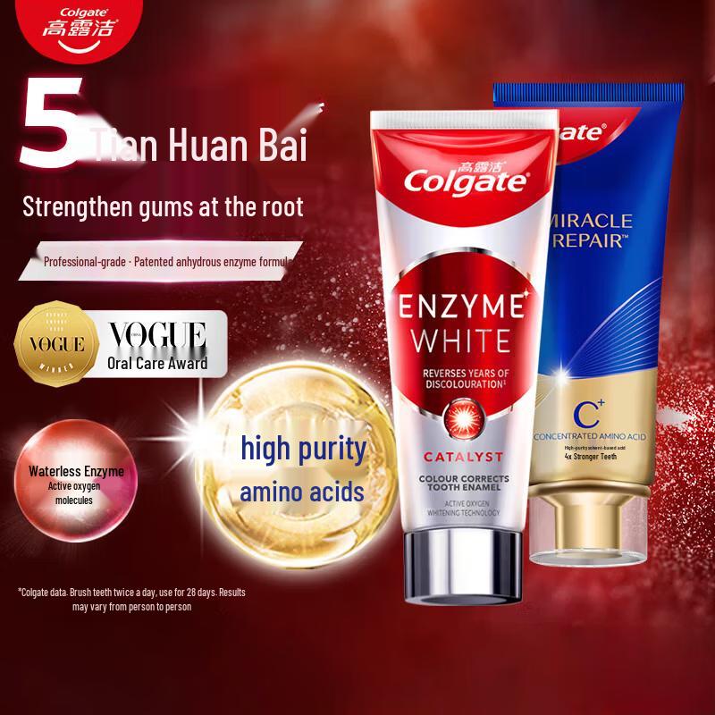 Colgate Miracle Repair & Enzyme Whitening Toothpaste Set