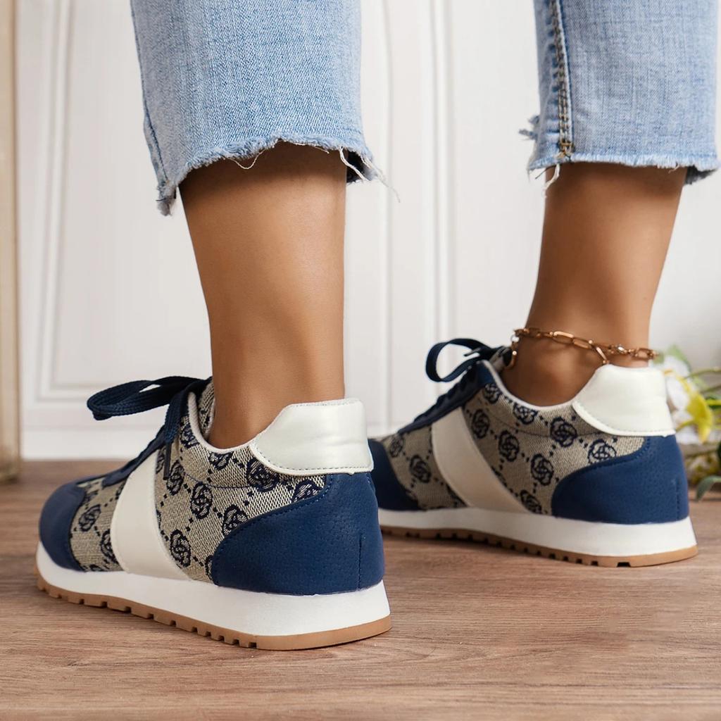 Fashion New Luxury Brand Women's Shoes Khaki Vulcanized Shoes Plus Size 42 Comfortable Basketball Shoes Sneakers Zapatos De Mujer