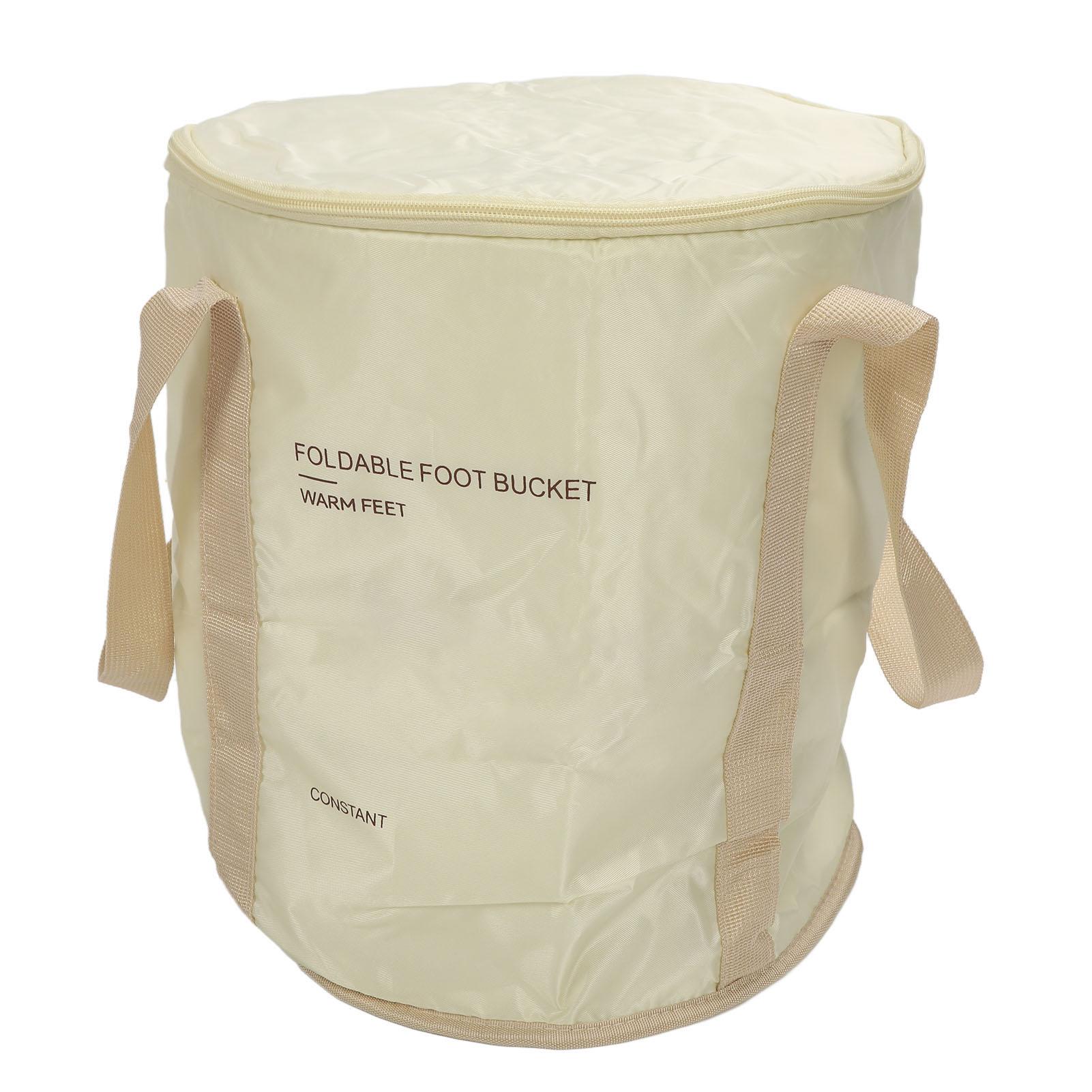 

Складная сумка для замачивания ног 5-слойная изоляция Портативная ручка Складная сумка для ножной ванны с крышкой