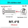 In-Stock 304 Stainless Steel Phillips Pan Head Machine Screw GB818
