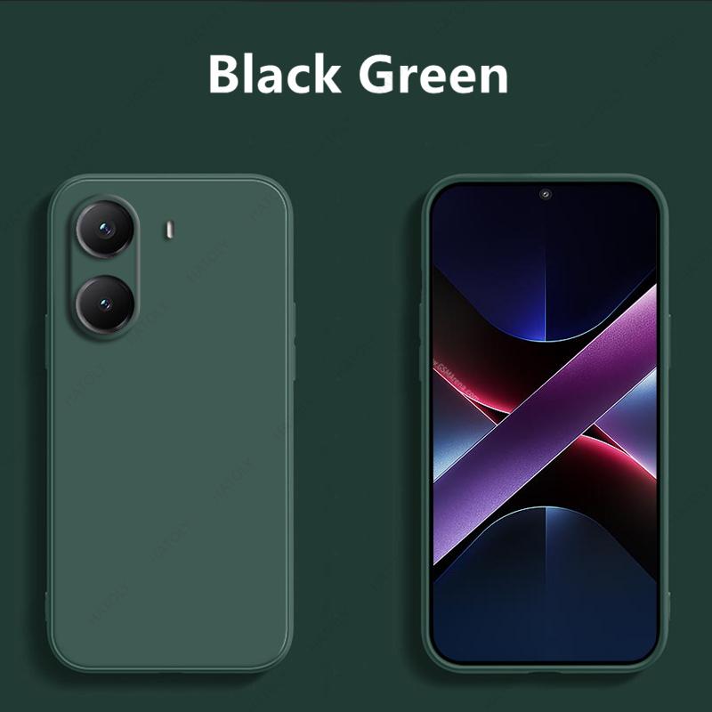 Pouzdro na telefon z tekutého silikonu pro Xiaomi Poco X7 Pro Kryt odolný proti nárazům Funda Zadní kryt pro Xiaomi Poco X7