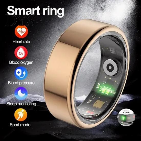 Distance Measurement Smart Ring Fitness Tracker with Motion Tracking IP68 Waterproof Bluetooth-compatible Sleep Monitor Health Men