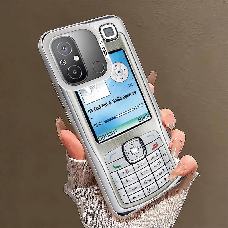 Funny Retro Callphone Shockproof Phone Case for Xiaomi Poco X7 X6 X5 X3 Pro F7 Ultra M8 Redmi 15C 15 14C 13C 12C 10C 13 12 10