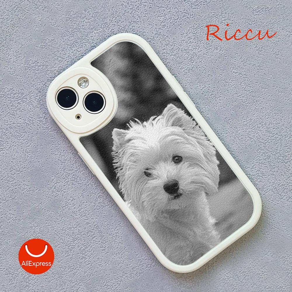 West Highland Terrier Westie Phone Case for Iphone 13 12 11 14 Pro MAX MiNi 7 8 14 Plus XS XR 13 Pro Lambskin Protective Covers