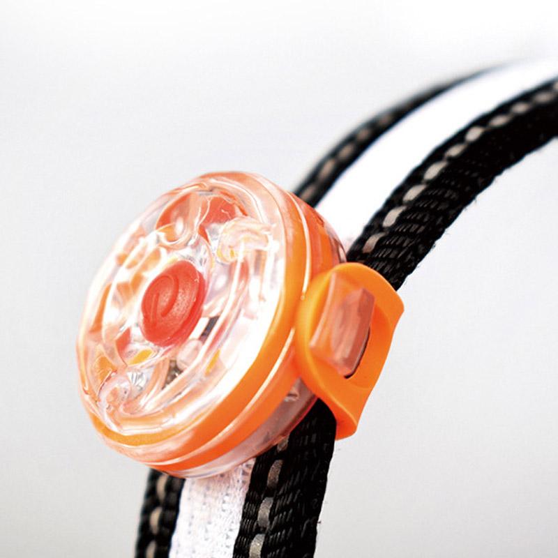 LED Pet Tracking Luminous Pendant Ligh Dogs Collars Dog Wear with Anti-Theft Strobe & Waterproof Design, Safety for Night Walks