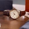 Simple Women'S Watch Retro Premium Round Belt Watch Student Quartz Watch