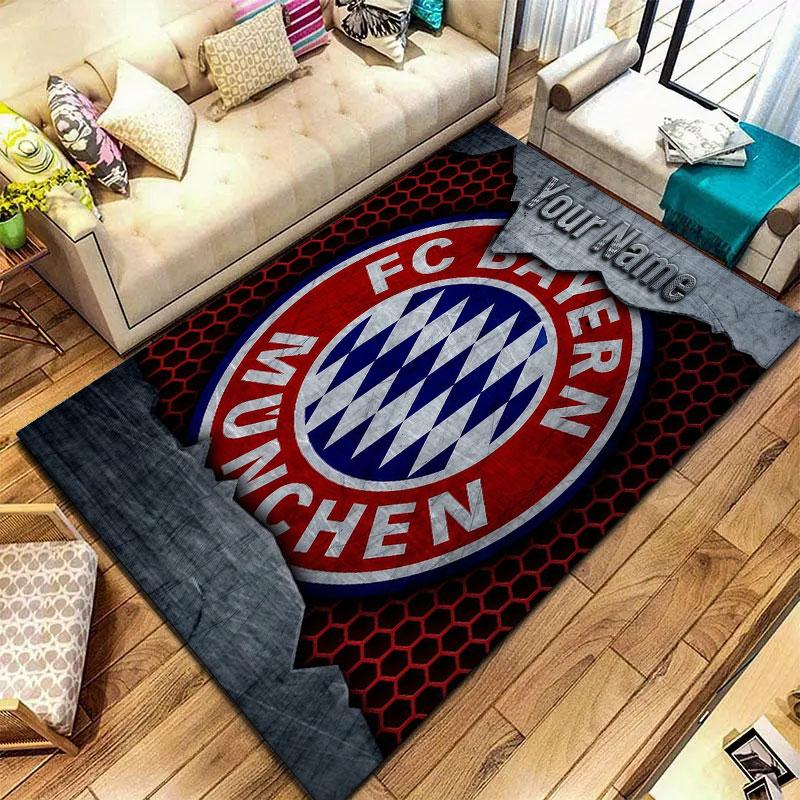 FC Bayern Munchen Custom Name Carpet Rug for Living Room Bedroom Home Sofa Decoration,Kids Play Non-slip Floor Mat