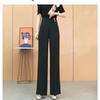 Wide-leg Pants Women In Spring Autumn New High-waist Casual Trousers In Slim Loose Straight Pants
