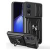 For OnePlus Nord CE4 Lite 5G Case PC+TPU Kickstand Phone Back Cover with Camera Slider