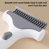 Pet Detangling Comb for Cats Dogs Double-Sided Knot-Opening And Hair Removal Grooming Tool with Self-Cleaning Button Non-Slip Handle Tangle-free Pet