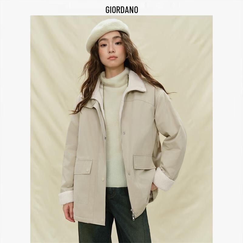 

Giordano Women s Loose Fit Patchwork Padded Jacket M