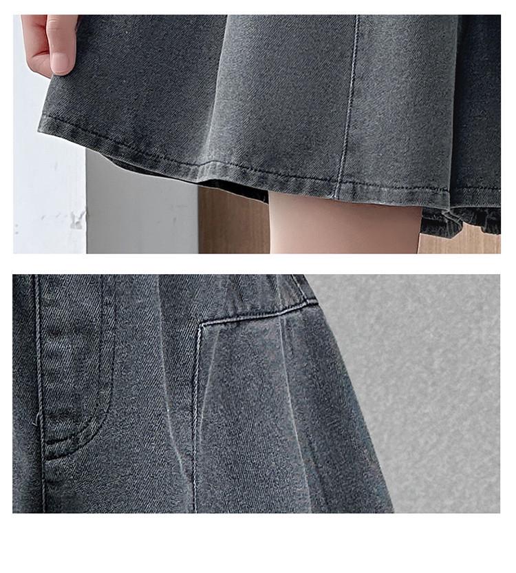 Girls' Summer 2026 Denim Skort for Kids