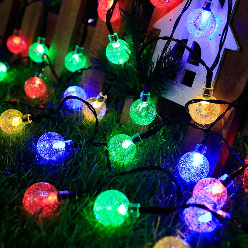 2025 New Year Solar String Lights Courtyard Bee Led Lights Outdoor Waterproof Powered Patio Light Christmas Decorations 224