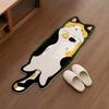 Cute Cat Bath Rug, Irregular Animal Shaped Floor Mat, Soft Absorbent Non Slip Area Carpet for Bath Tub, Shower, Bedroom, Living Room