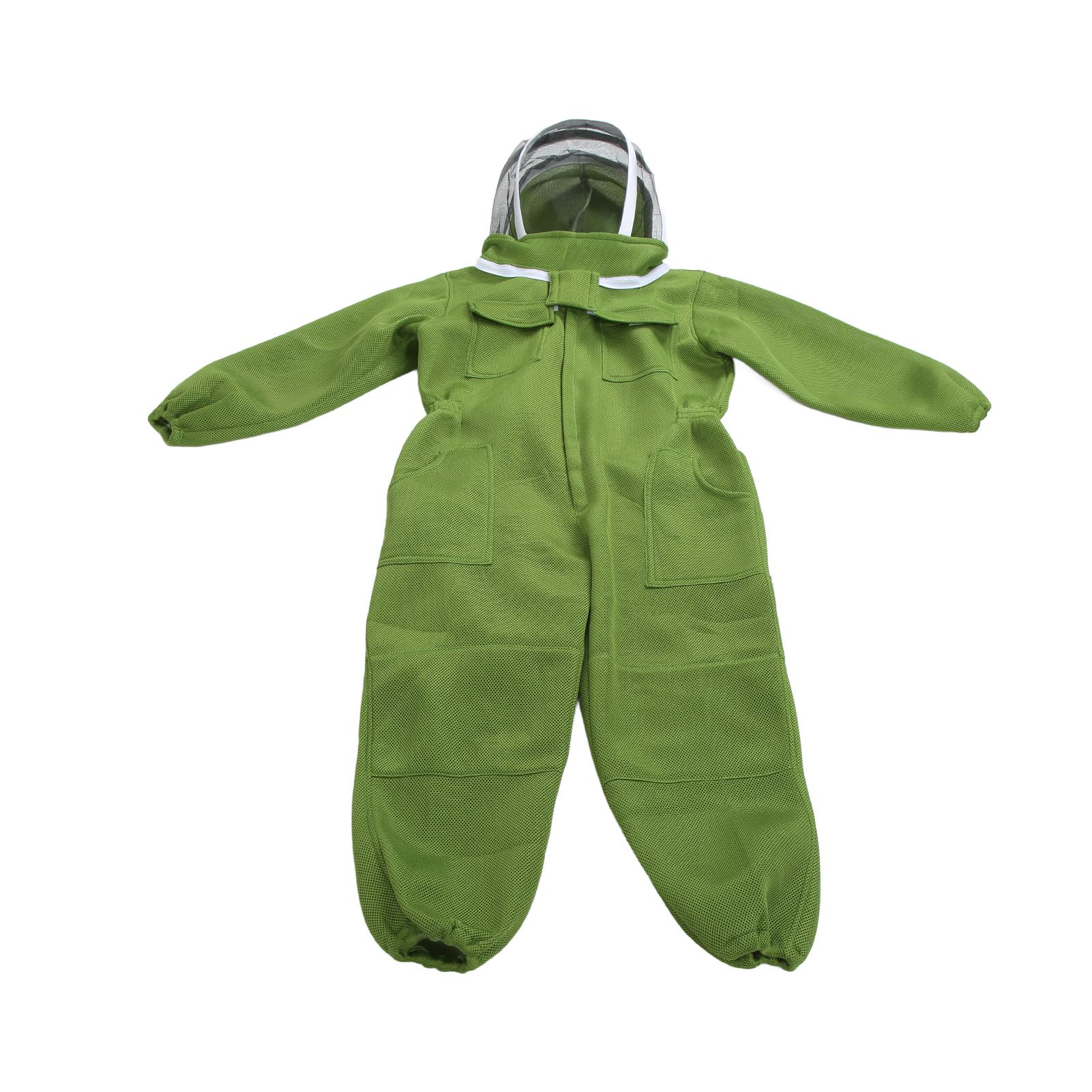 

Beekeeping Suit Professional Breathable Full Body Beekeeper Suit with Round Veil Hat XL