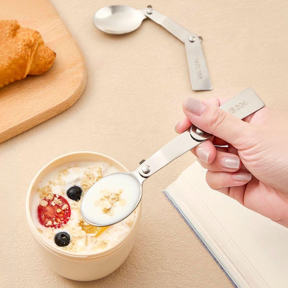 Draagbare 320ml/520ml Ontbijtbekers Handheld Seal Saladebeker met Lepel Lekdichte Yoghurtkom voor Havermout Granen Noten Yoghurt