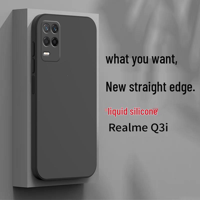 Liquid Silicone Protective Case for Realme Q3/Q3i (RMX3161)