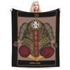 Esquie Clair Obscur Expedition 33 Tarot Card Blanket Fleece Printed   Warm Throw Blankets for Bedding Travel Bedding Throws