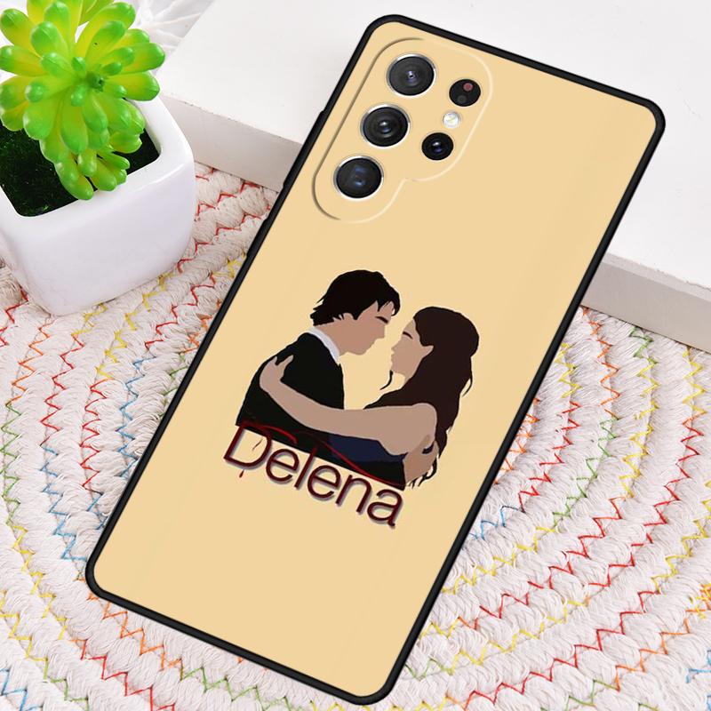 Damon Elena The Vampire Diaries Phone Case for Samsung Galaxy note 10 pro S26 Ultra S23 S24 FE S25 S21 S22 PLUS shockproof Cove