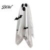 Halloween Hanging Ghost Decorations Scary Decor, Spooky Bat Print Decor for Porch Floating Tree Decoration Tree, Glow-in-the-Dark Outdoor Front
