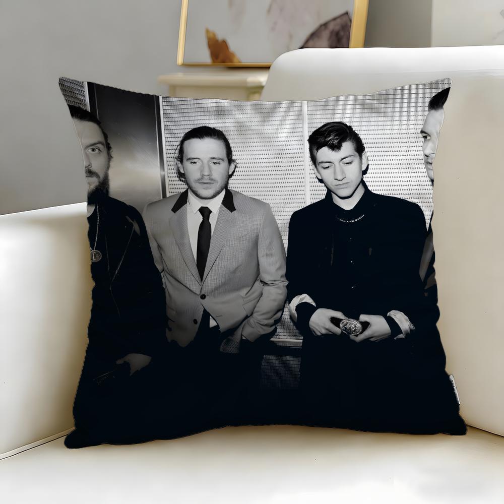 classic band Arctic Monkeys Cushion Cover Soft  EasyWash Pillow Case  Versatile for Couch Bed Travel and Office