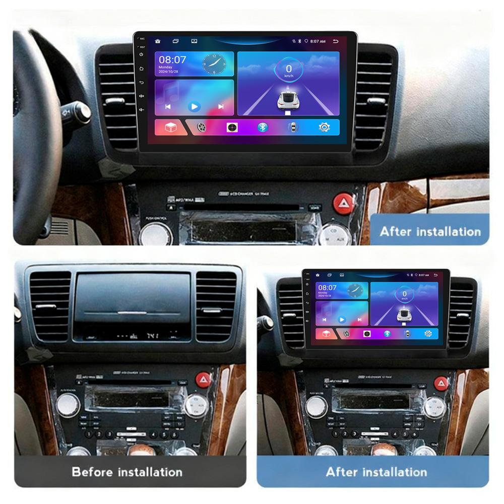 For Subaru Outback, Legacy 2004-2009 Navigation GPS Android Car Radio  Multimedia Player Stereo wifi+4G Carplay auto video