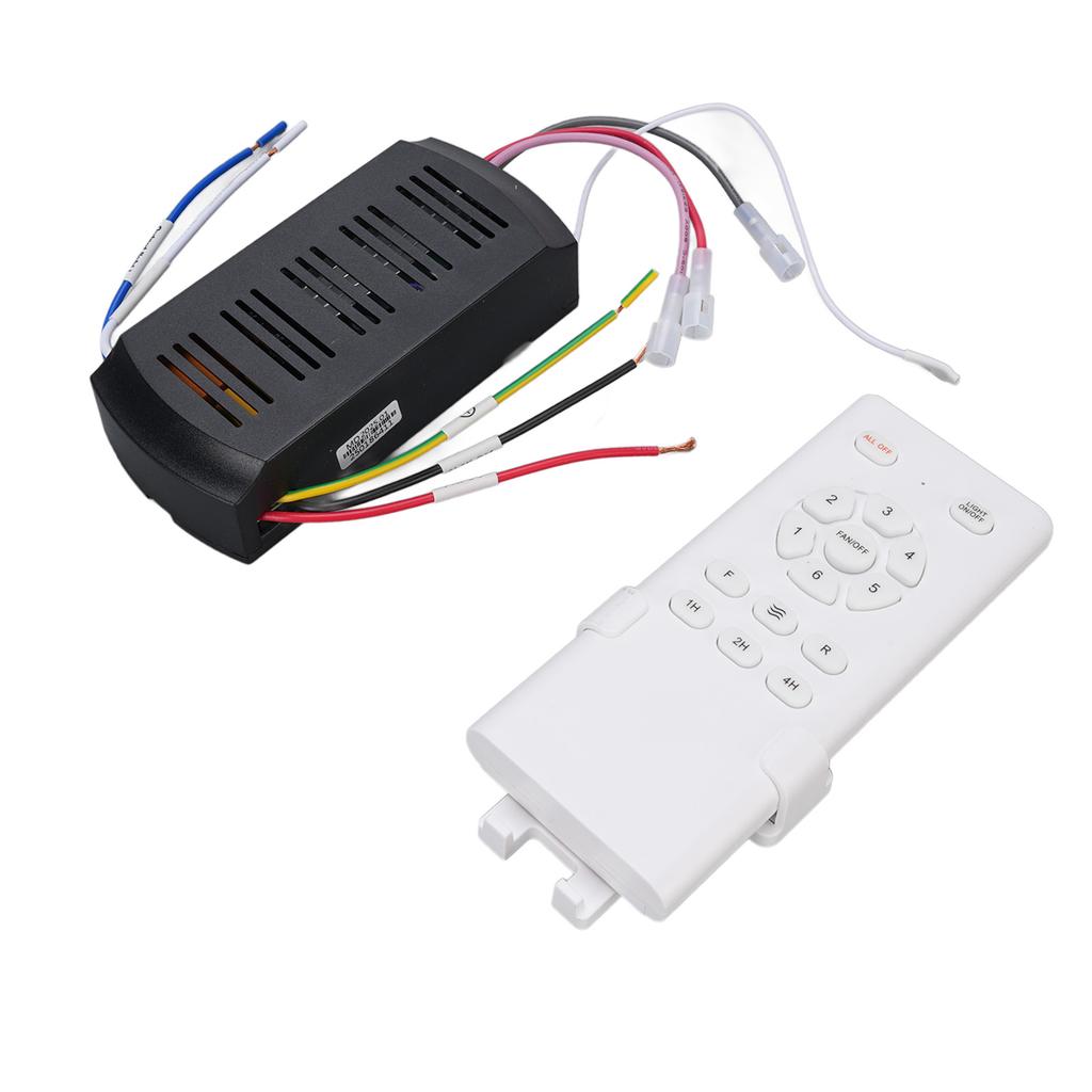 Universal Ceiling Fan Remote Control Kit Ceiling Fan Light Timing Speed Remote and Receiver for Ceiling Fan Lamp