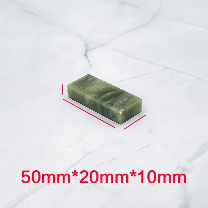 Piatră de ascuțit Achat Verde Natural Piatră de ascuțit Granulație Fină Măcinare Lustruire Bar de ras Ascuțitor cuțit de bucătărie Unealtă de honuit 10000 Granulație