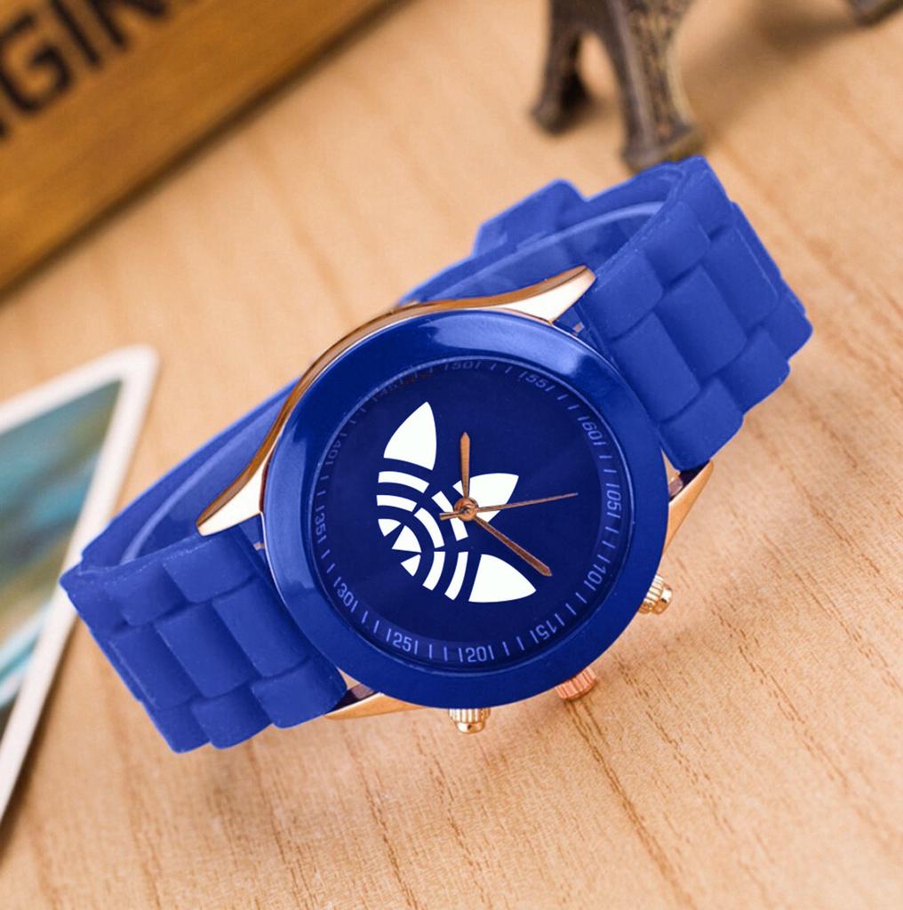 Relógios femininos masculinos esportivos de silicone relógio casual de quartzo