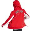 Nike Solid Color Logo Print Hooded Long Sleeve Sweatshirt Kids tops Red AQ9500-657
