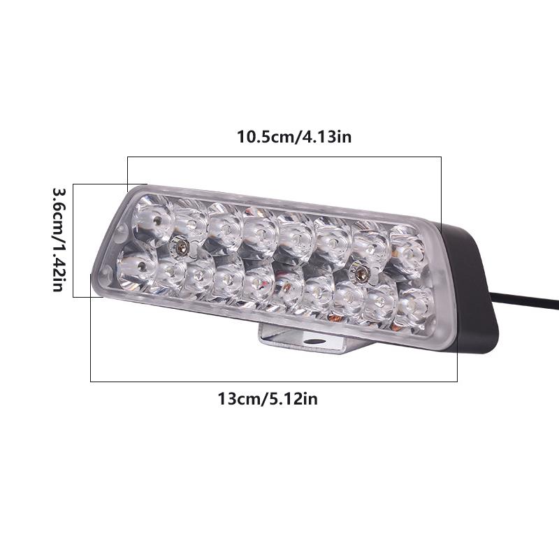12 V LED-tuliriba auto töötuli valge prožektor udu udu esituli 24 V lamp 4X4 ofroad Drl veoauto traktoripaadi jaoks