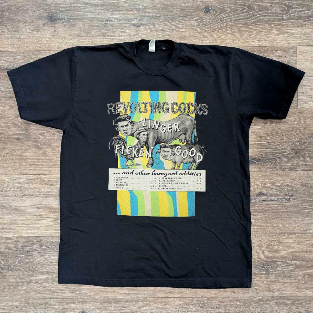 Vintage 90s Revolting Cocks Black T Shirt Black All Size Unisex T-Shirt S