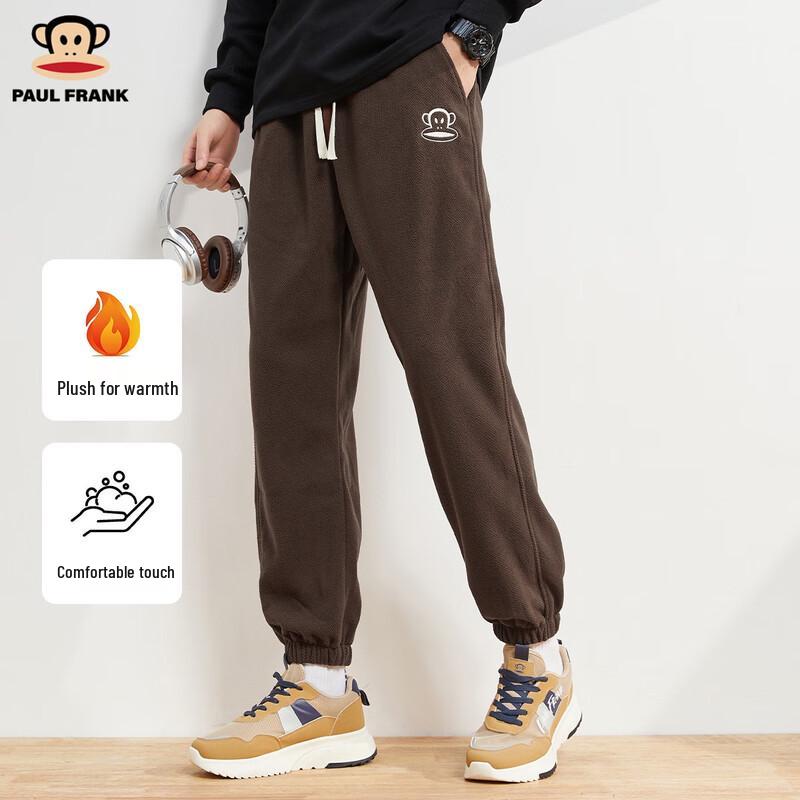 

Paul Frank Men s Thermal Fleece Jogger Pants L