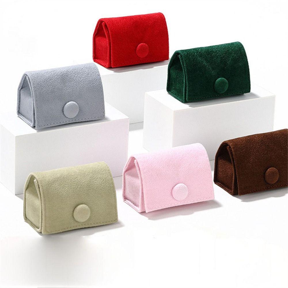 Multi-purpose Ring Jewelry Box Velvet Jewelry Case Useful Mini Storage Box Rings Box