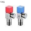 YUNENG Brass Hot & Cold Water Angle Stop Valve with Check Valve (Pair)