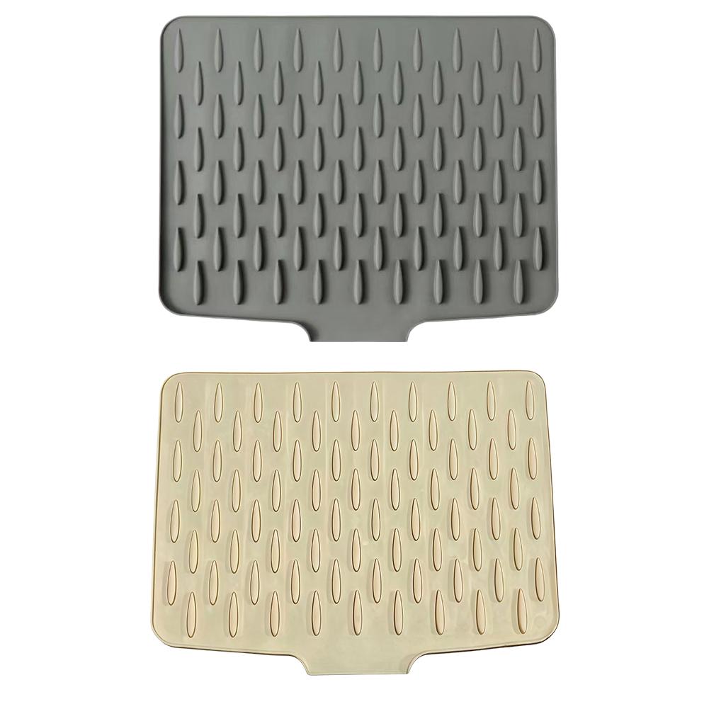 2025 New Silicone Worktop Saver No Spill Heat Resistant Drainer Mat Multi-Function Countertop Protector for Kitchen Sink