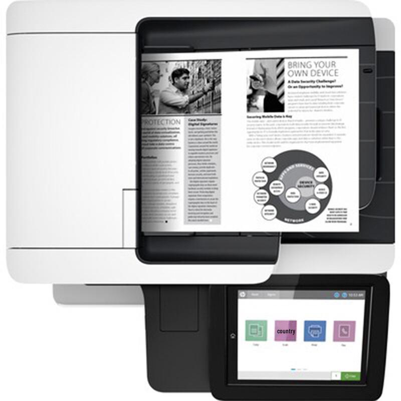 HP LaserJet MFP M528dn Mono All-in-One Printer CN plug (adapter included)