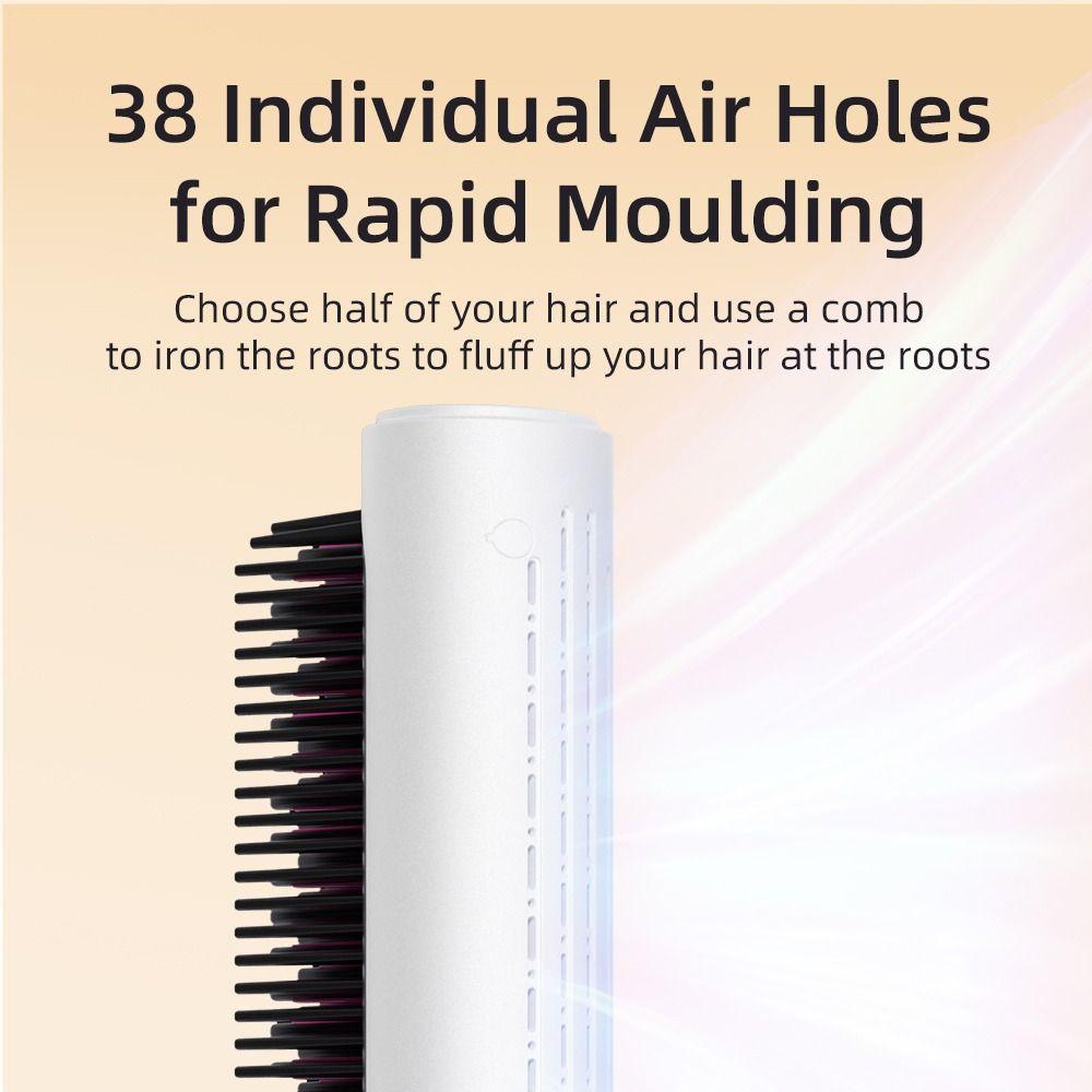 4 Temp Settings Straightening Comb Cool Air Straight Hair Comb New Hair Straightener