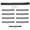 AEE2-10Pcs Wall Hooks,PU Leather Curtain Rod Holder, Leather Straps For Hanging Bracket DIY Home Storage Hook Wall Boho