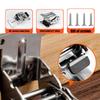 2pcs Locking Folding Hinges Concealed for Cabinets and Door Sturdy Iron Portable Furniture Hardware Easy Installion