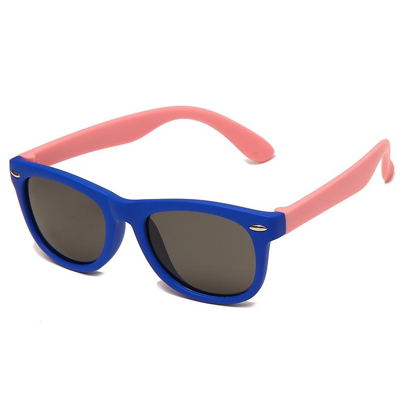 Internet-Famous Kids Sunglasses Trendy Color-Block Design Uv Protection Versatile Sunshades For Boys And Girls 802