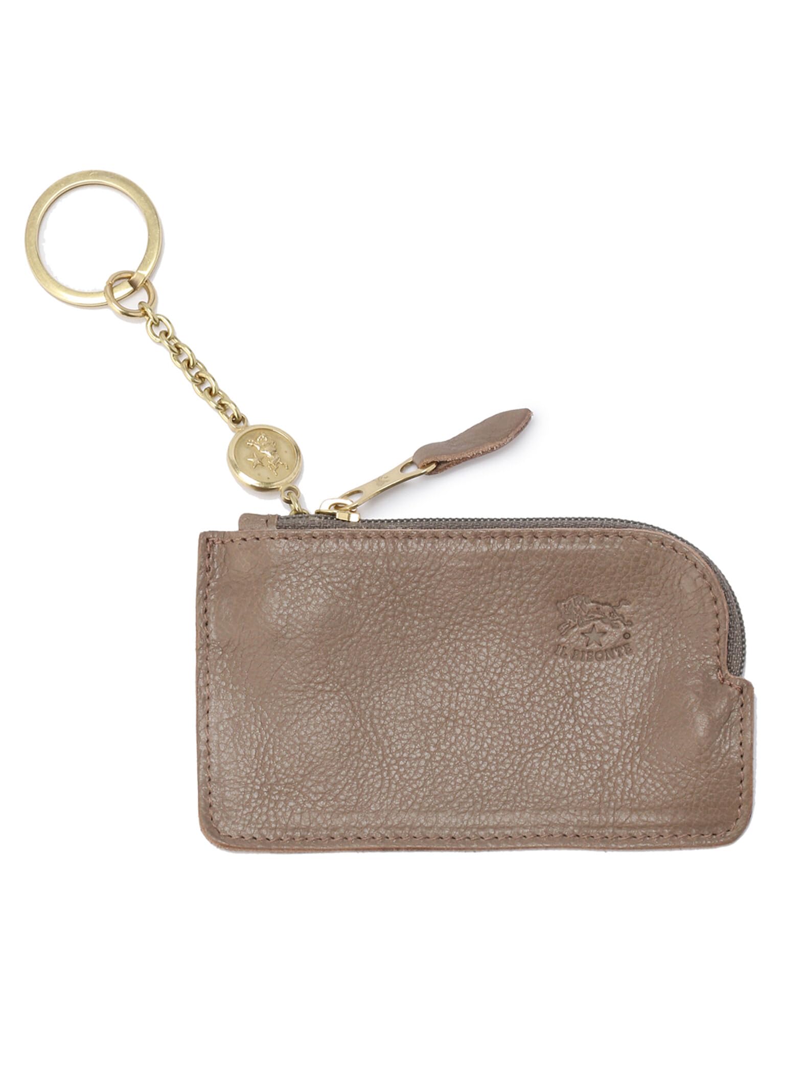 

Футляр для монет Гаманець для монет Шкіра Натуральна шкіра Волов яча шкіра Унісекс Сірий Сірий [IL BISONTE] Жіночий Чоловічий сірий колір