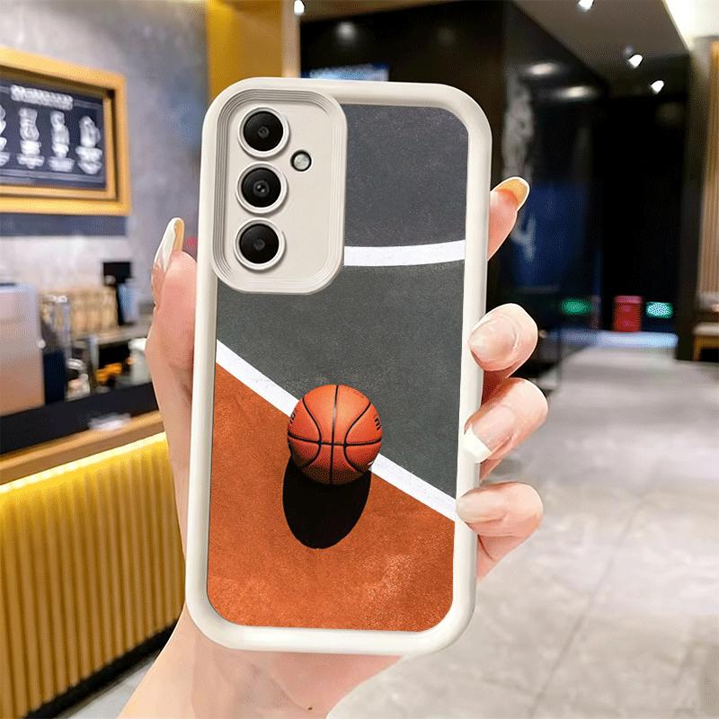 Phone Case for Samsung Galaxy S26 S25 Ultra S24 FE Basketball Basket Sports Shell S23 Plus S22 + S21 S20 5G Soft Silicone Funda