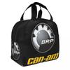 Benutzerdefinierte BRP ATV Unisex Can Am Logo Lunchtasche Damen Thermokühlbox Isolierte Brotdose für Kinder Schulkinder lunchbag